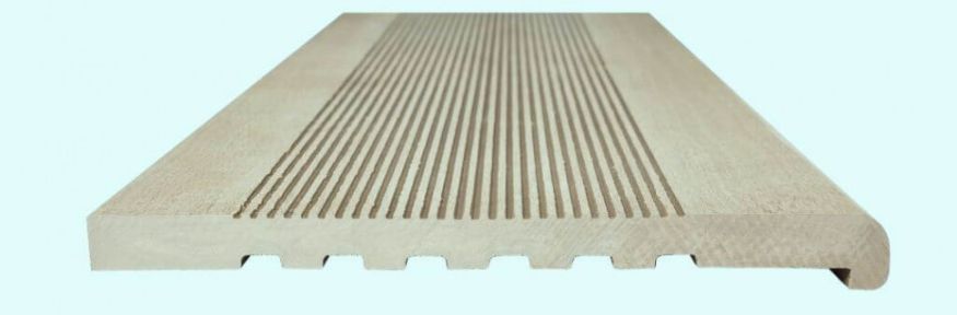 Ступени из полнотелого ДПК NanoWood - Кремовый цвет. купить в Нижнем Новгороде