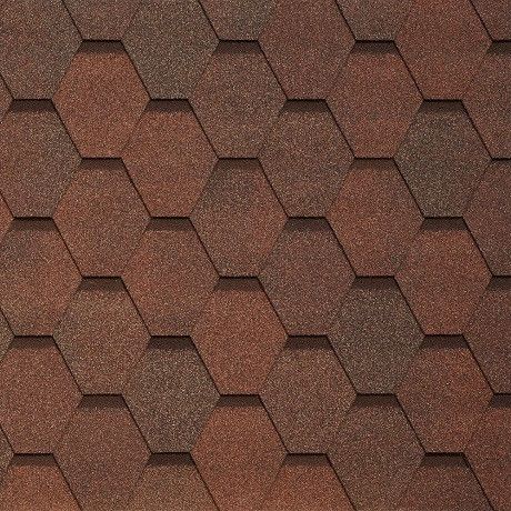 Гибкая черепица Tegola VENETO nocciola 418 купить в Нижнем Новгороде