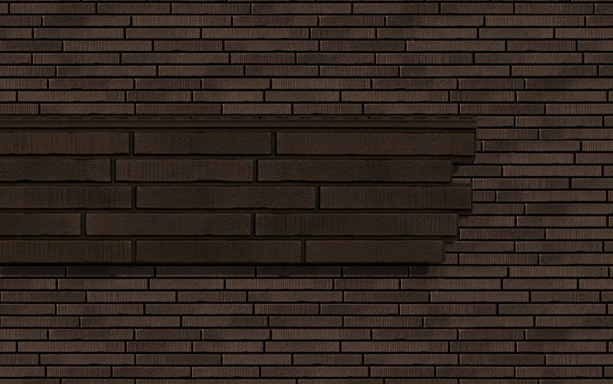 Фасадная панель Ю-Пласт Стоун Хаус S-Lock Ригельный кирпич, Мокко купить в Нижнем Новгороде