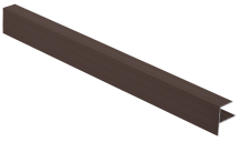 Коричневый F-профиль Grinder для закрытия
