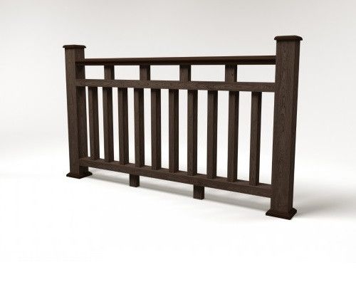 Ограждение из древесно-полимерного композита FG8 венге купить в Нижнем Новгороде