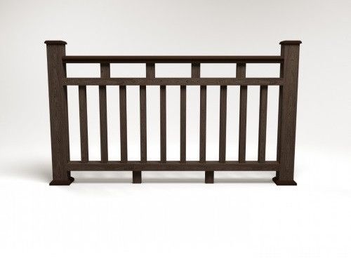 Ограждение из древесно-полимерного композита FG8 венге купить в Нижнем Новгороде