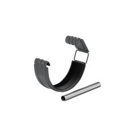 Соединитель желоба в комплекте Aquasystem, RAL 7024 Тёмно-серый 150/100