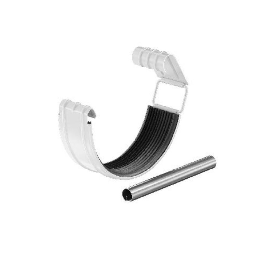 Соединитель желоба с резиновым уплотнителем Aquasystem RR 20, белый, 125/90 купить в Нижнем Новгороде