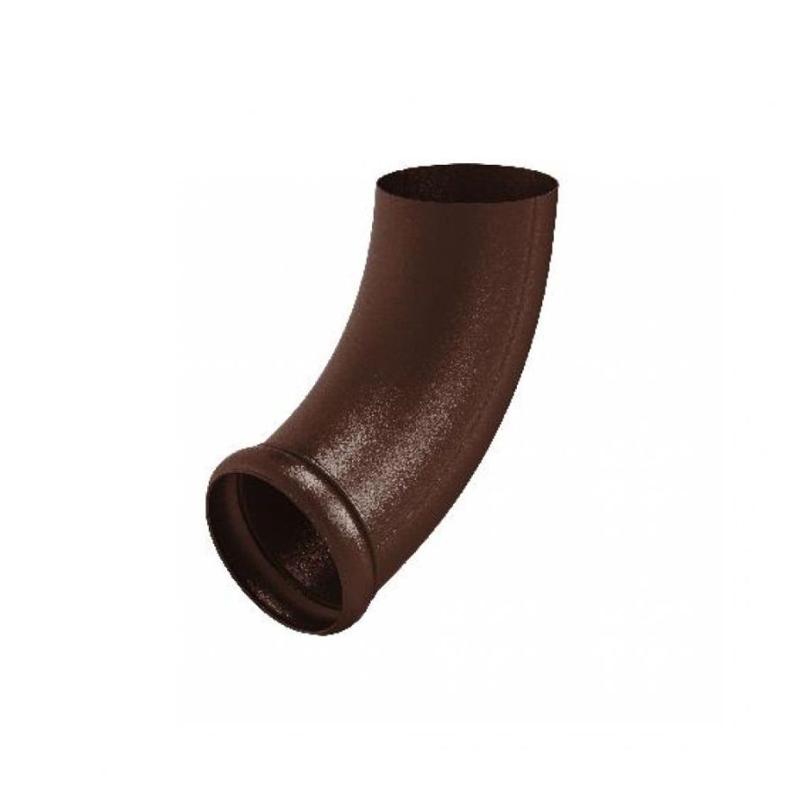 Отвод трубы декоративный Aquasystem, RAL 8017 Коричневый матовый 125/90 купить в Нижнем Новгороде
