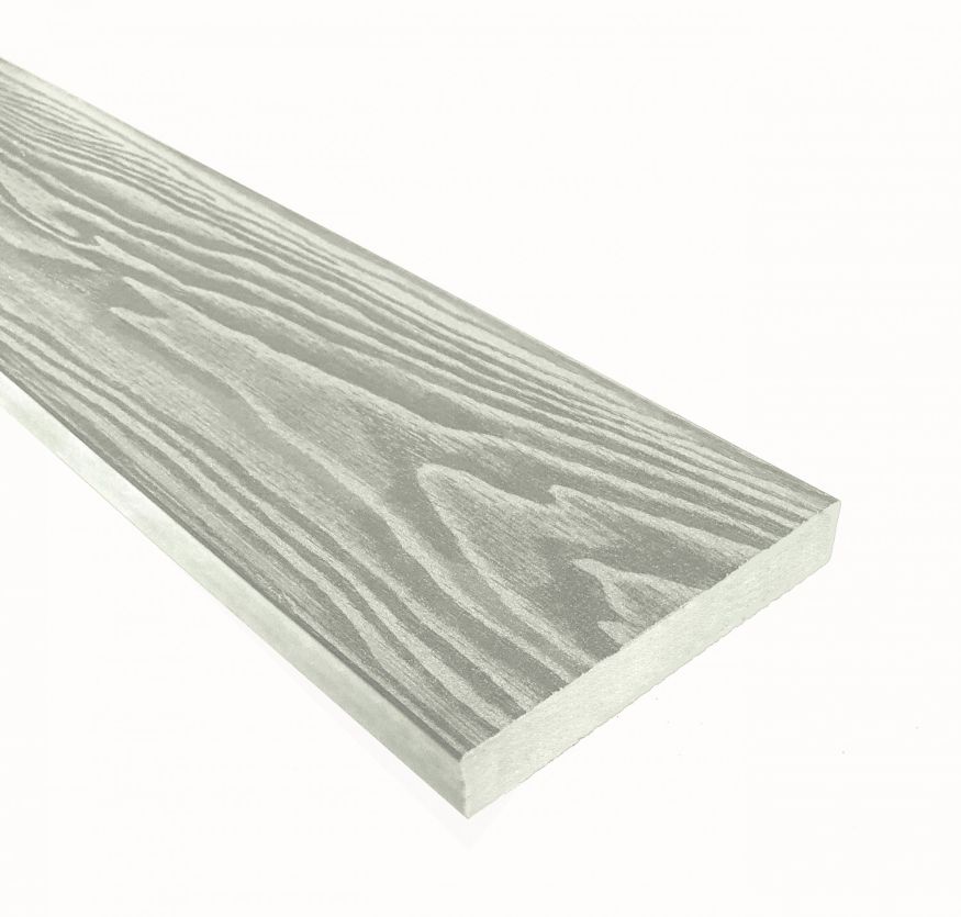 Террасная доска ДПК Terrapol Смарт 3D (Полнотелая без паза) Дуб белёный купить в Нижнем Новгороде