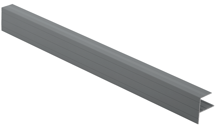 F-профиль Grinder серый закрывающий купить в Нижнем Новгороде