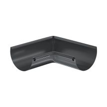 Угол желоба внутренний Aquasystem, PU MATT, RAL 7024 Тёмно-серый 150/100