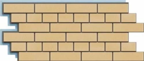 Фасадная термопанель Доломит Кирпич 40 мм, Желтый купить в Нижнем Новгороде