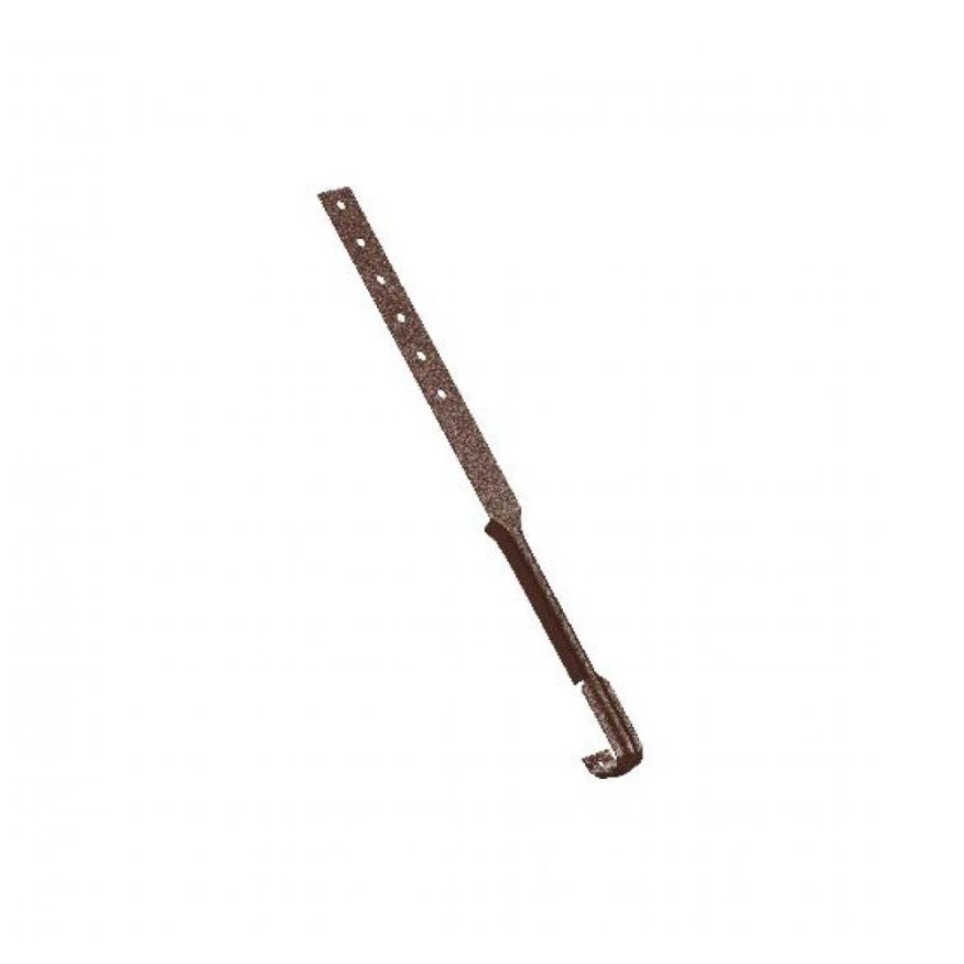 Поддержка водосточного желоба Aquasystem, цвет RAL 8017, матовый коричневый, размер 125/90. купить в Нижнем Новгороде