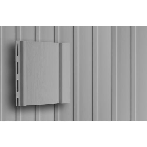 Вертикальный сайдинг Grand Line, цвет серый купить в Нижнем Новгороде