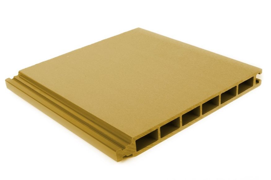 Стеновая панель из ДПК Aй-Техпласт золотого цвета купить в Нижнем Новгороде