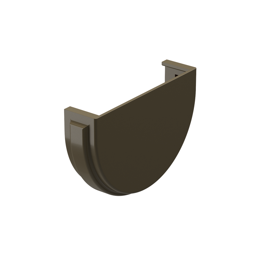 Заглушка для желоба Docke Premium, цвет Каштан купить в Нижнем Новгороде