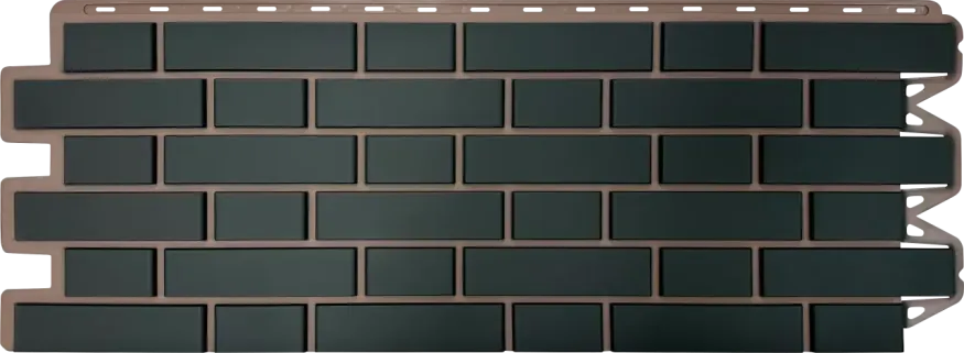 Фасадная панель Альта-Профиль, Клинкерный кирпич, Графит купить в Нижнем Новгороде