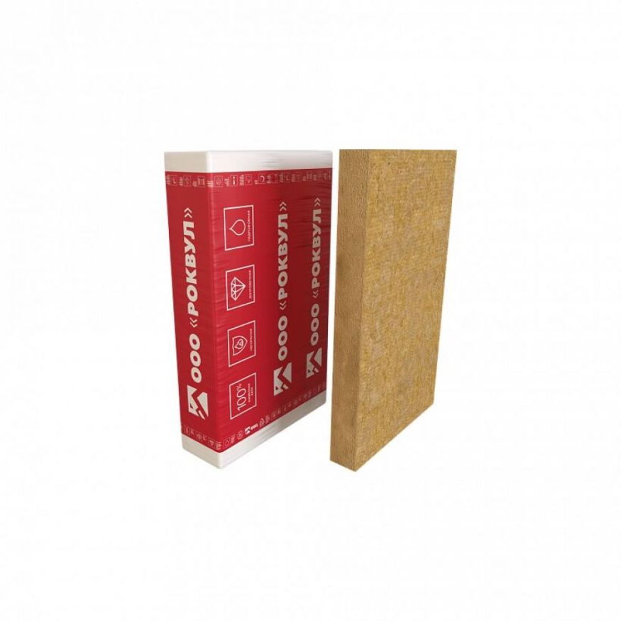 Утеплитель Rockwool ФАСАД БАТТС Оптима 50х600х1200/5шт/3.6м2/0.18м3 (36упак/палл) Rockwool купить в Нижнем Новгороде