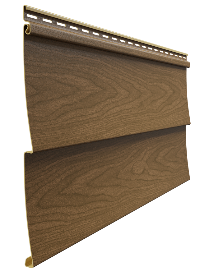 Виниловый сайдинг Docke, модель Ёлочка D5C, оттенок Миндаль. купить в Нижнем Новгороде