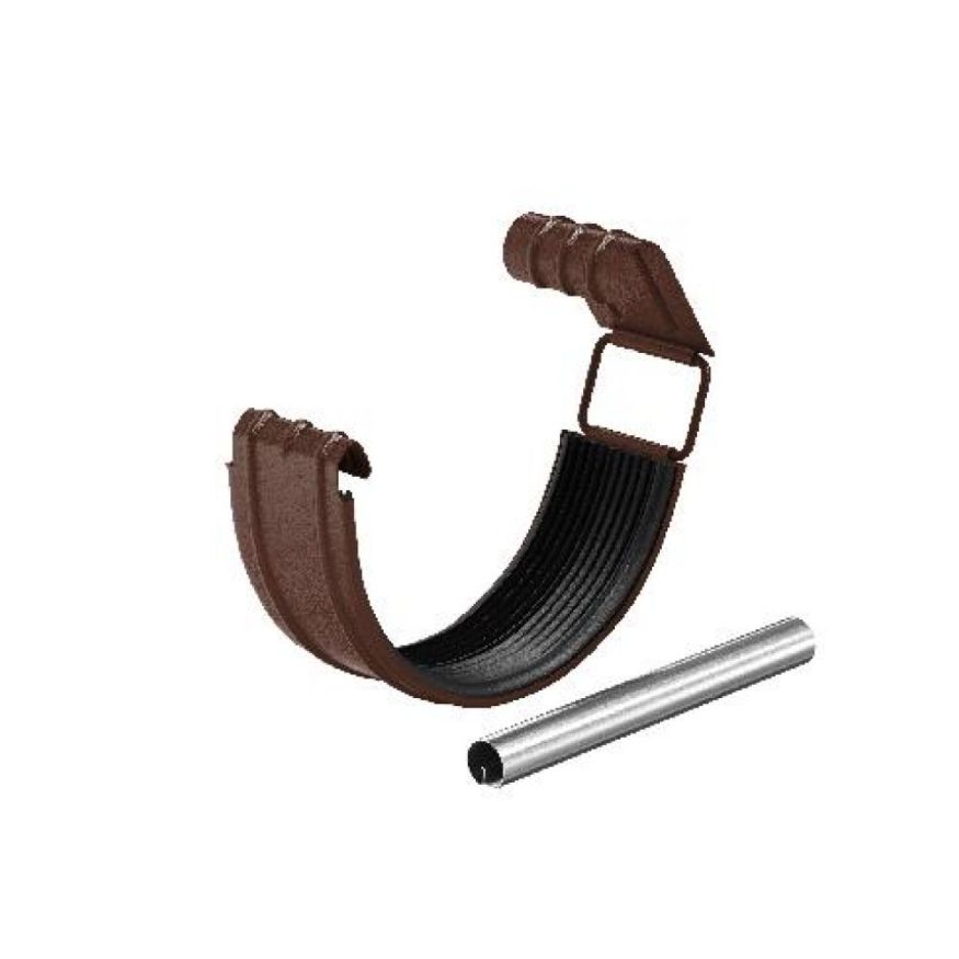 Соединитель желоба с резиновым уплотнителем Aquasystem RAL 8017 Коричневый матовый 125/90. купить в Нижнем Новгороде