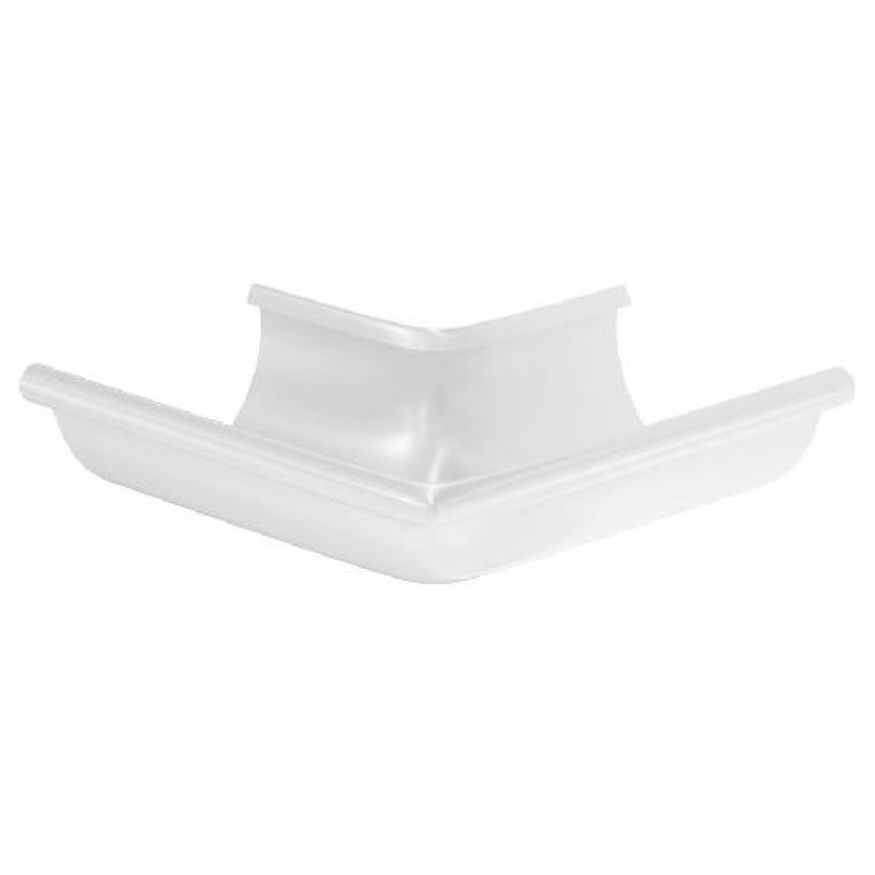 Угол желоба внешний 90°, Aquasystem, RR 20 Белый 125/90 купить в Нижнем Новгороде