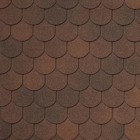 Гибкая черепица Tegola ASSISI marrone 434 купить в Нижнем Новгороде