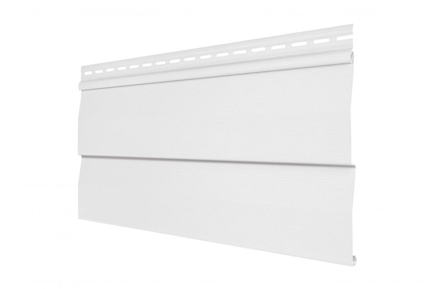 Виниловый сайдинг Tecos Корабельный брус, Белый купить в Нижнем Новгороде