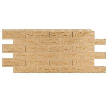 Фасадная панель T-Сайдинг, Лондон Брик Эко, Крем