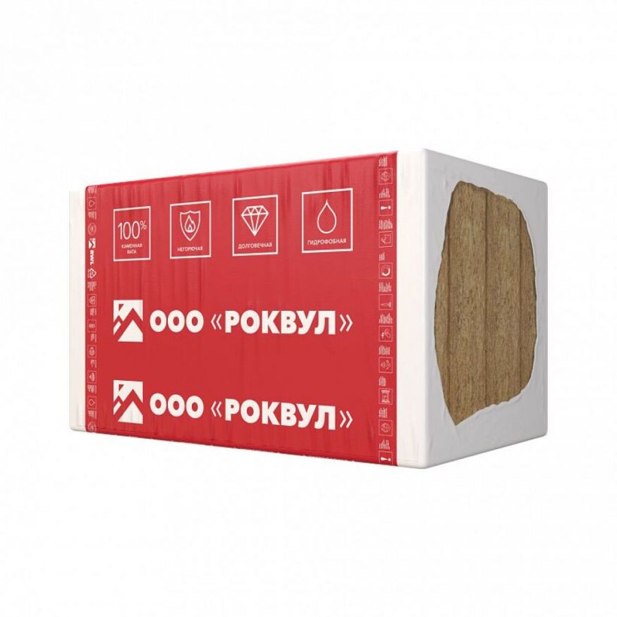 Утеплитель Rockwool ВЕНТИ БАТТС Д Оптима 150х600х1000/4шт/2.4м2/0.36м3 (16упак/палл) Rockwool купить в Нижнем Новгороде