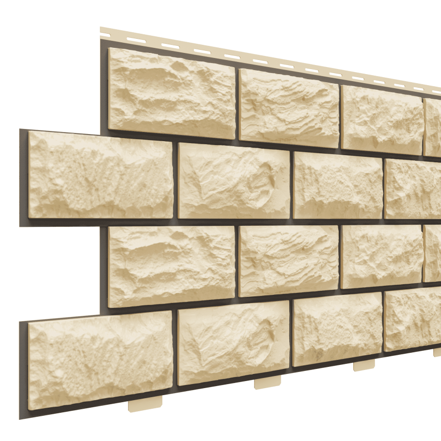 Фасадные панели Доломит, Альпийская горка, цвет Шампань купить в Нижнем Новгороде