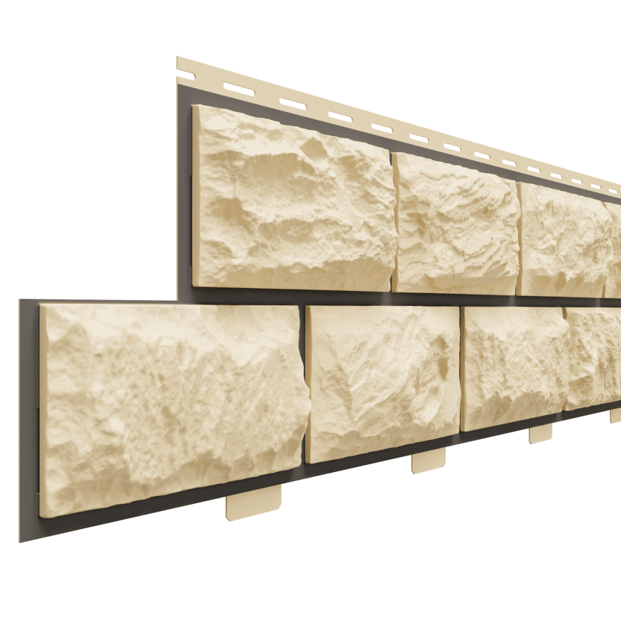 Фасадные панели Доломит, Альпийская горка, цвет Шампань купить в Нижнем Новгороде