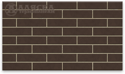 Фасадные термопанели Аляска серия Классика 33. Amsterdam brown купить в Нижнем Новгороде