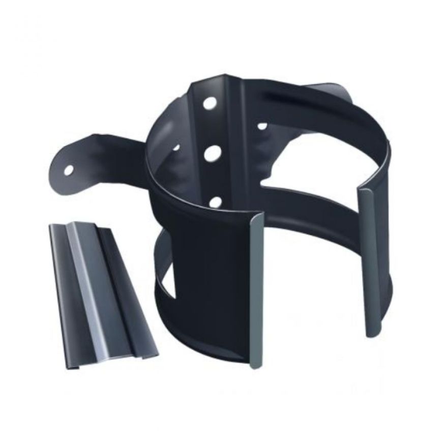 Кронштейн для трубы (для деревянной основы), Grand Line, Серый (RAL 7024) купить в Нижнем Новгороде