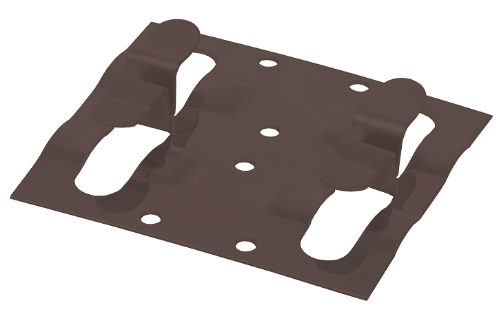 Кляймер рядный для установки наличника коричневый Grinder купить в Нижнем Новгороде