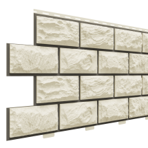 Фасадные панели Доломит, Альпийская горка, Слоновая кость