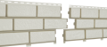 Фасадные панели Ю-Пласт, Стоун Хаус Кирпич, Белый с декорированным швом купить в Нижнем Новгороде