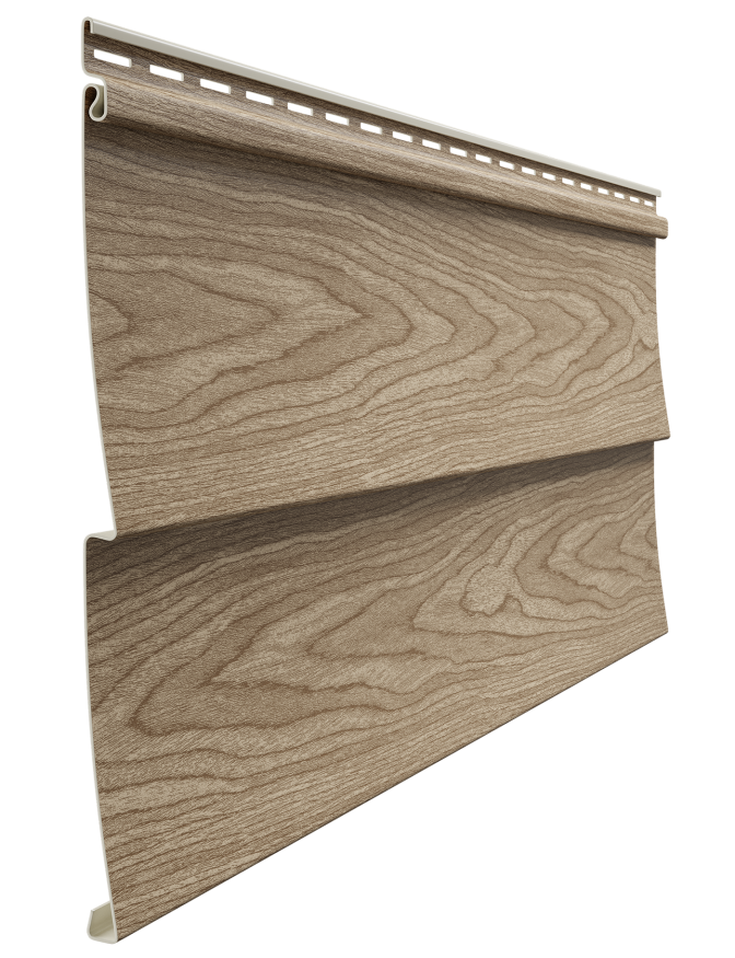 Виниловый сайдинг Docke, модель Ёлочка D5C, цвет Кедр. купить в Нижнем Новгороде