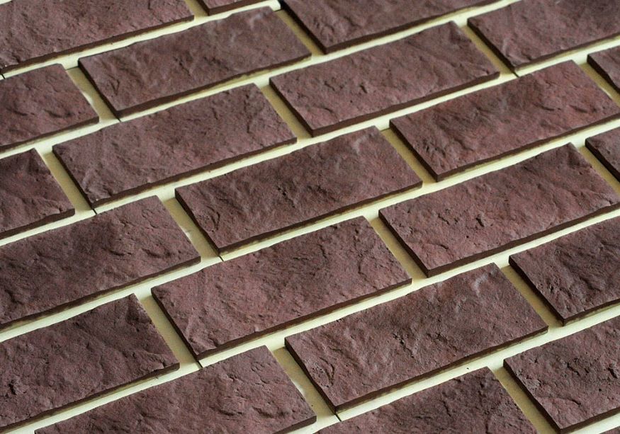 Фасадная плитка Кирисс Фасад, Кирпич с замковым соединением и расшивкой шва. купить в Нижнем Новгороде