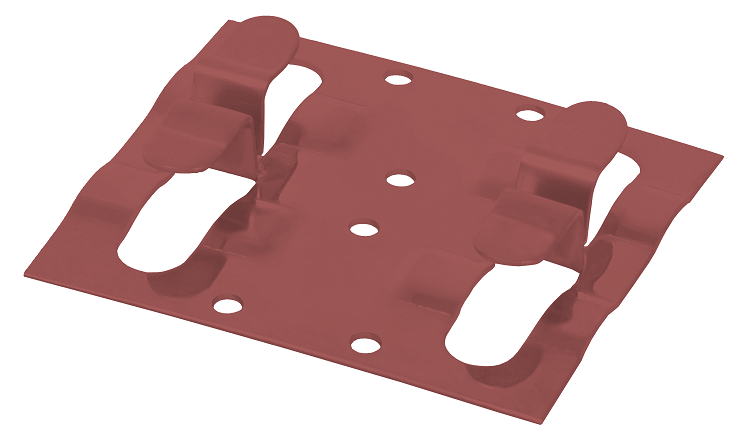 Кляймер рядный Grinder для установки наличника красного цвета купить в Нижнем Новгороде