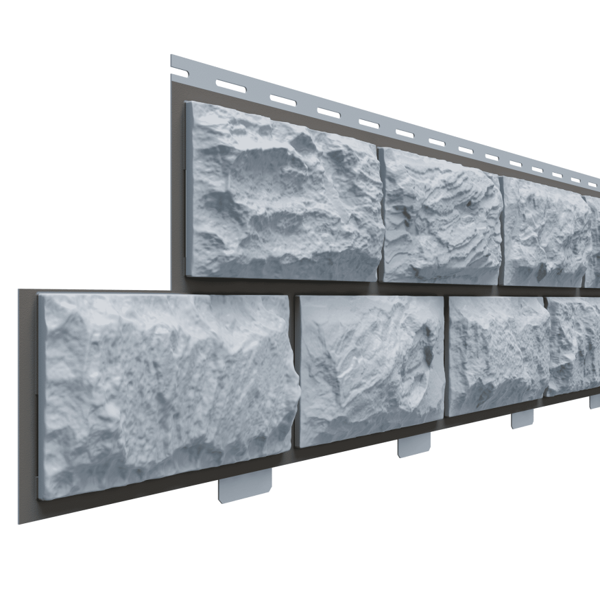 Фасадные панели Доломит, Альпийская горка, Серо-голубой оттенок купить в Нижнем Новгороде