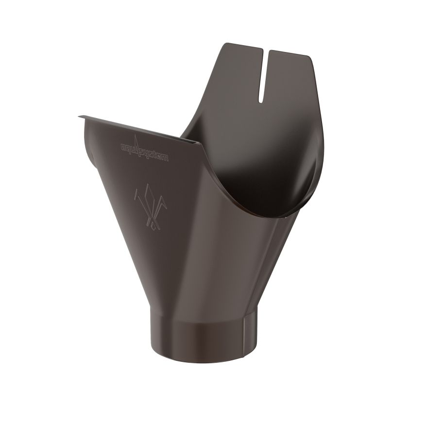 Воронка желоба Aquasystem, PU MATT, RAL 8017 Темно Коричневый 150/100 купить в Нижнем Новгороде