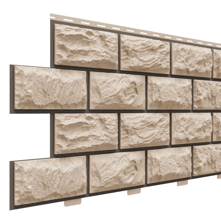 Фасадные панели Доломит, Альпийская горка, Цвет Орех купить в Нижнем Новгороде