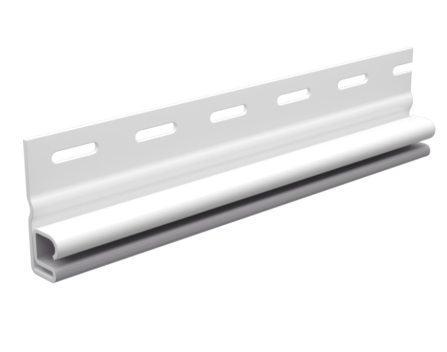 Стартовый профиль для сайдинга под камень, белый купить в Нижнем Новгороде