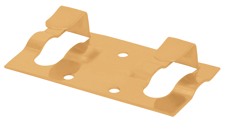 Стартовый кляймер Grinder для установки наличника бежевого цвета. купить в Нижнем Новгороде