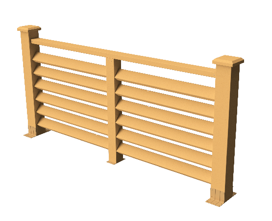 Декоративное ограждение из ДПК GRINDERDECO Босфор цвет песчаник купить в Нижнем Новгороде