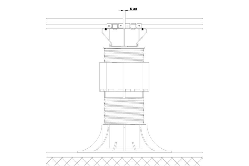 Лага Алюминий Holzhof HILST JOIST стыковочная PRO MAX купить в Нижнем Новгороде