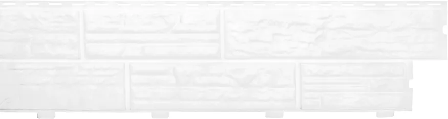 Формованный сайдинг Альта-Профиль Сланцевая порода, Белый  купить в Нижнем Новгороде