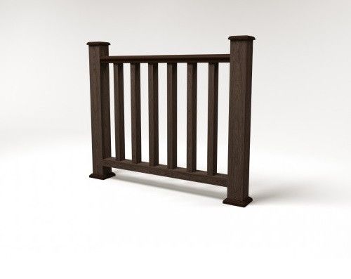 Ограждение из древесно-полимерного композита FG5 цвет венге купить в Нижнем Новгороде