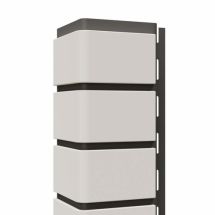 Угол внешний Доломит, Кирпич, Белый 