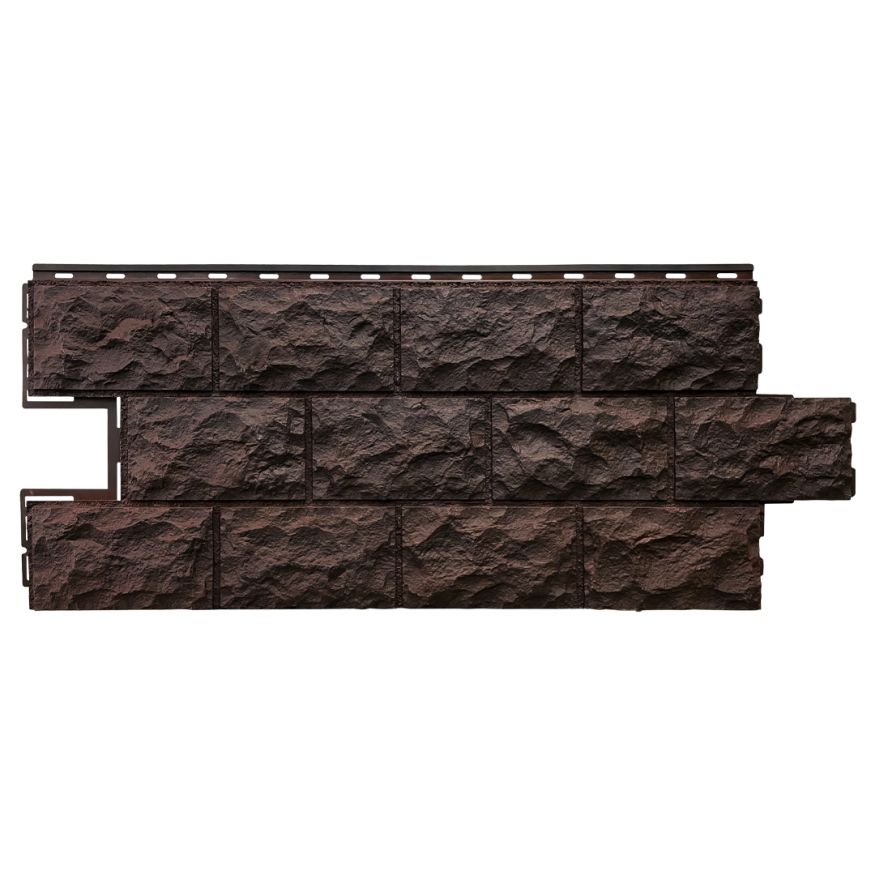 Фасадная панель FineBer Доломит, Тёмно-коричневый купить в Нижнем Новгороде