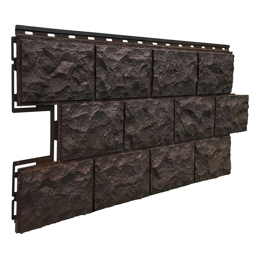 Фасадная панель FineBer Доломит, Тёмно-коричневый купить в Нижнем Новгороде