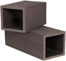 Опорный столб Polivan SINGARAJA 3D, текстура дерева, темно-коричневый