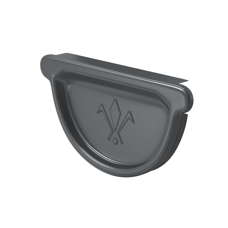 Заглушка универсальная с резиновым уплотнителем Aquasystem, PU MATT, RAL 7024 Тёмно-серый 150/100 купить в Нижнем Новгороде